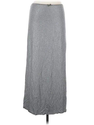 Pre-owned Aerie Casual Skirt In Gray