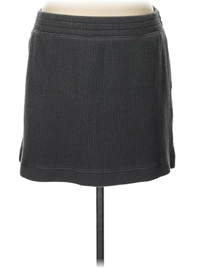 Pre-owned Aerie Casual Skirt In Gray