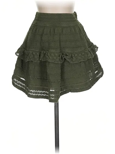 Pre-owned Aerie Casual Skirt In Green