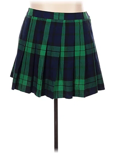 Pre-owned Aerie Casual Skirt In Green