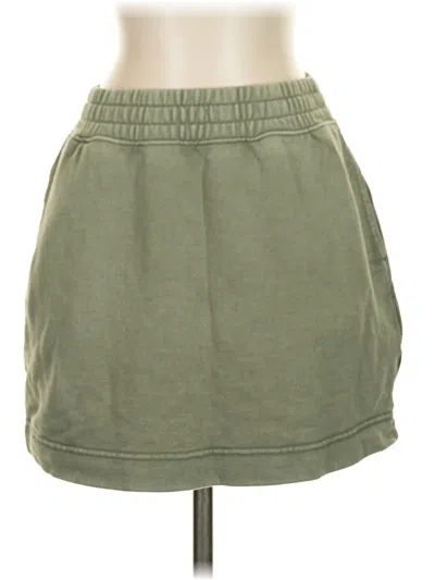 Pre-owned Aerie Casual Skirt In Green