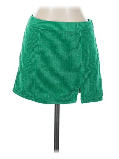 Pre-owned Aerie Casual Skirt In Green