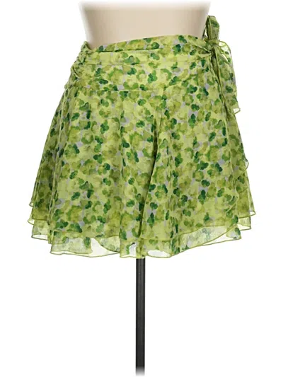 Pre-owned Aerie Casual Skirt In Green