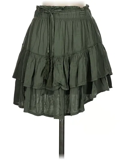 Pre-owned Aerie Casual Skirt In Green