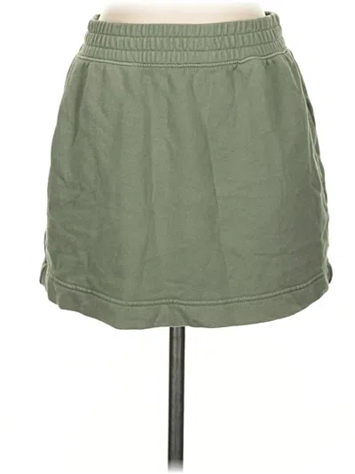 Pre-owned Aerie Casual Skirt In Green