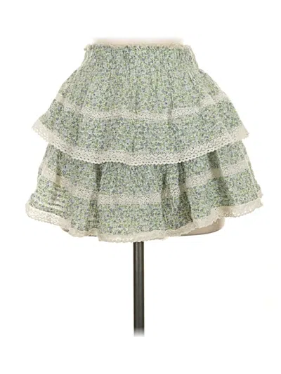 Pre-owned Aerie Casual Skirt In Green
