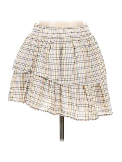 Pre-owned Aerie Casual Skirt In Ivory