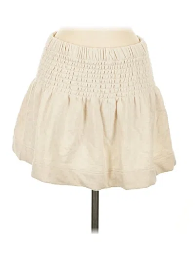 Pre-owned Aerie Casual Skirt In Ivory
