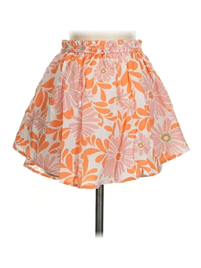 Pre-owned Aerie Casual Skirt In Orange