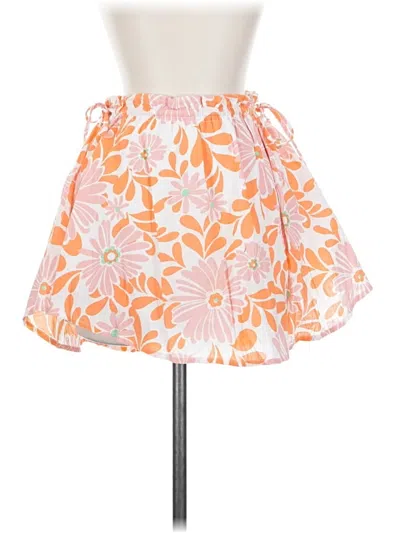 Pre-owned Aerie Casual Skirt In Orange