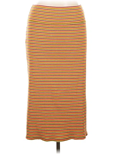 Pre-owned Aerie Casual Skirt In Orange