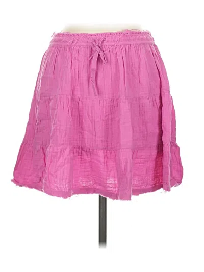 Pre-owned Aerie Casual Skirt In Pink