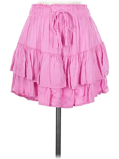 Pre-owned Aerie Casual Skirt In Pink