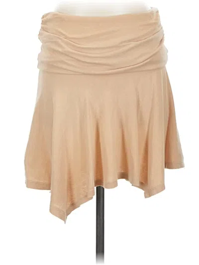 Pre-owned Aerie Casual Skirt In Tan