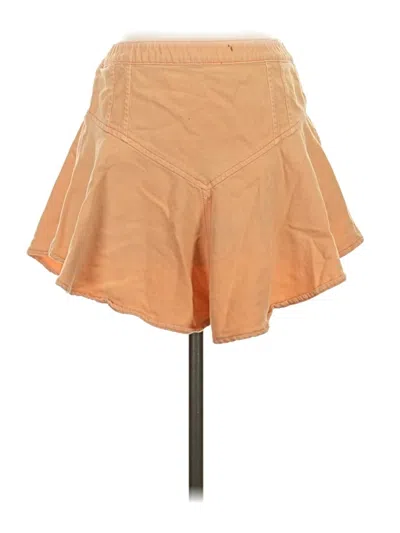 Pre-owned Aerie Casual Skirt In Tan