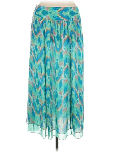 Pre-owned Aerie Casual Skirt In Teal