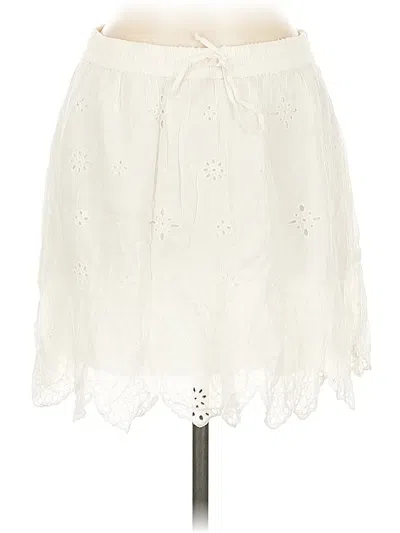 Pre-owned Aerie Casual Skirt In White