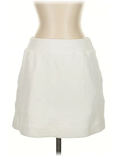 Pre-owned Aerie Casual Skirt In White