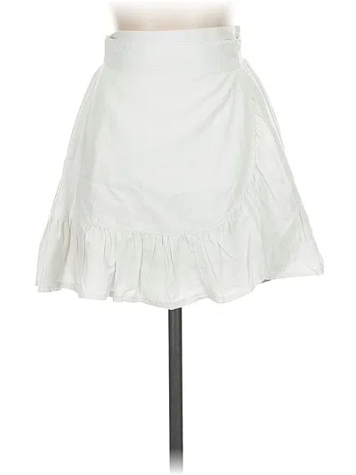 Pre-owned Aerie Casual Skirt In White