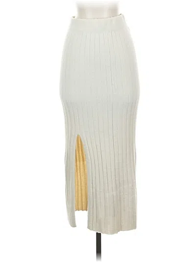 Pre-owned Aerie Casual Skirt In White