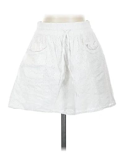 Pre-owned Aerie Casual Skirt In White