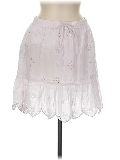 Pre-owned Aerie Casual Skirt In White