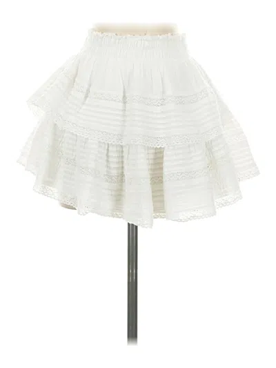 Pre-owned Aerie Casual Skirt In White