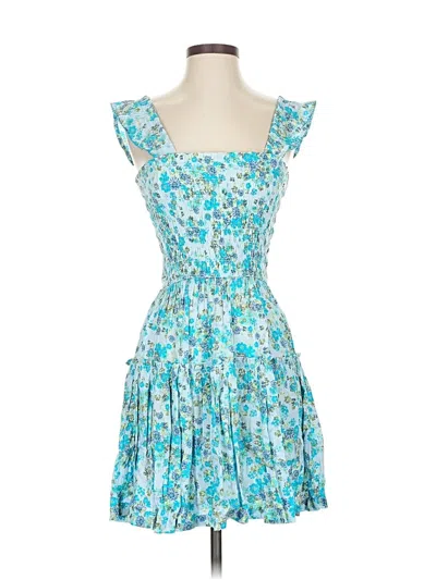 Pre-owned Aerie Cocktail Dress In Blue
