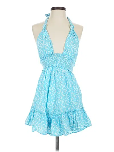 Pre-owned Aerie Cocktail Dress In Blue