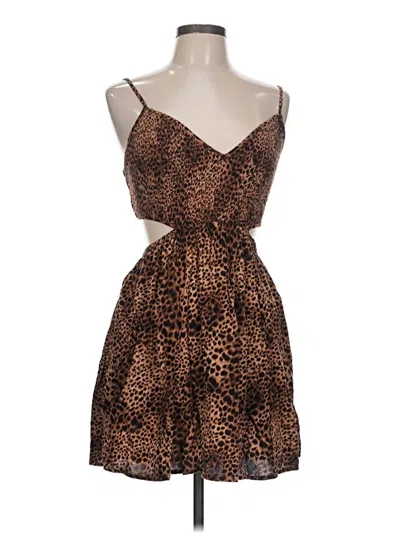 Pre-owned Aerie Cocktail Dress In Brown