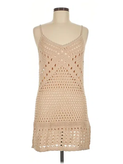 Aerie Cocktail Dress In Tan