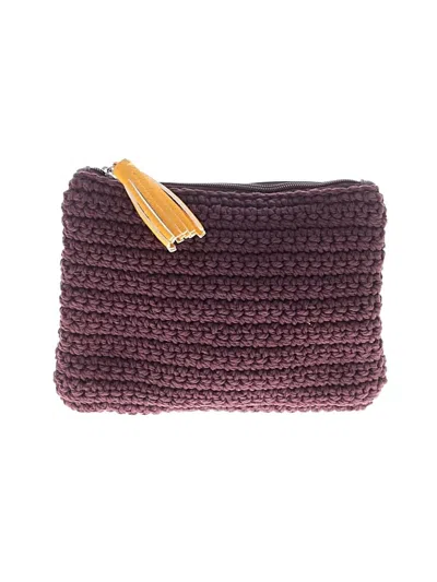 Pre-owned Aerie Coin Purse In Burgundy