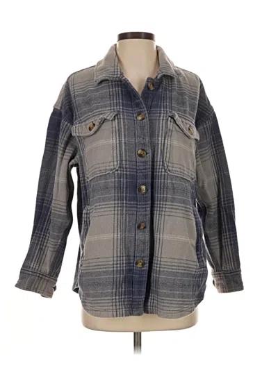 Pre-owned Aerie Denim Jacket In Gray