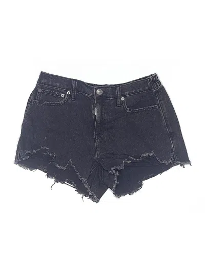 Pre-owned Aerie Denim Shorts In Black