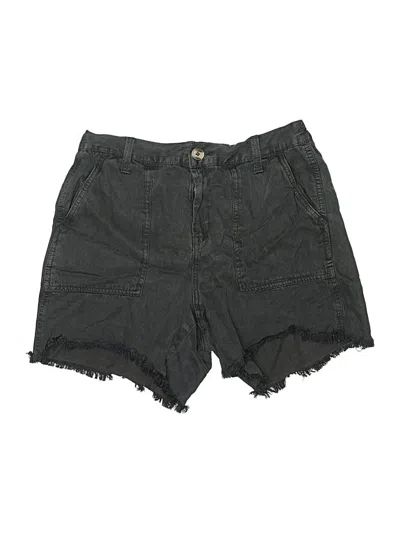 Pre-owned Aerie Denim Shorts In Black