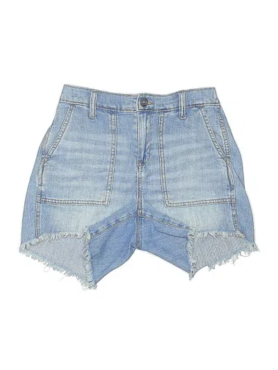 Pre-owned Aerie Denim Shorts In Blue