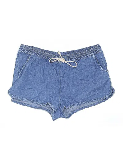 Pre-owned Aerie Denim Shorts In Blue
