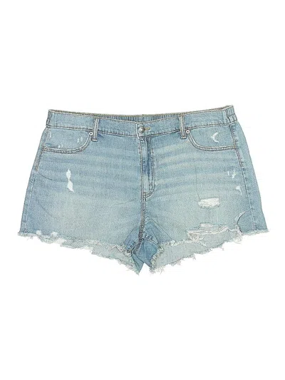 Pre-owned Aerie Denim Shorts In Blue