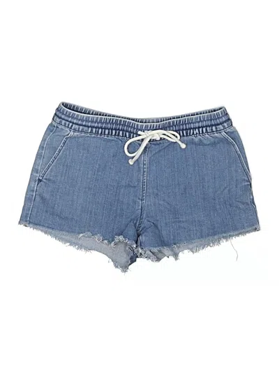 Pre-owned Aerie Denim Shorts In Blue