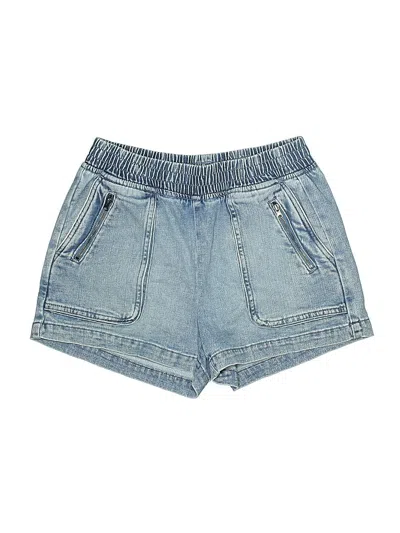 Pre-owned Aerie Denim Shorts In Blue
