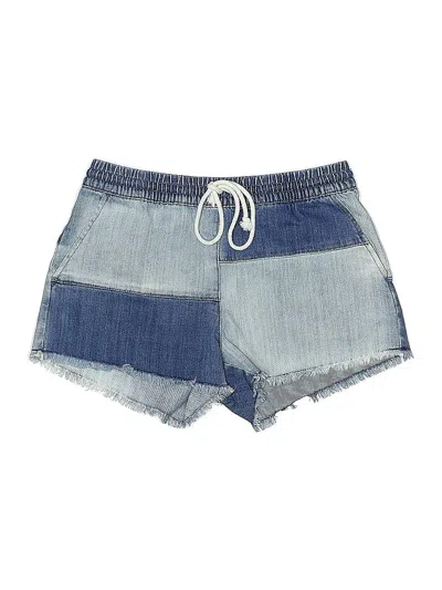Pre-owned Aerie Denim Shorts In Blue