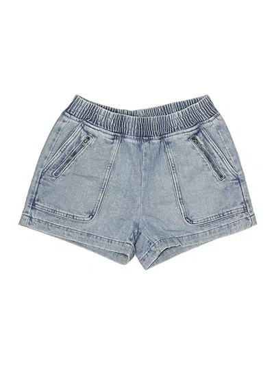 Pre-owned Aerie Denim Shorts In Blue