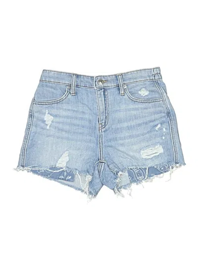 Pre-owned Aerie Denim Shorts In Blue