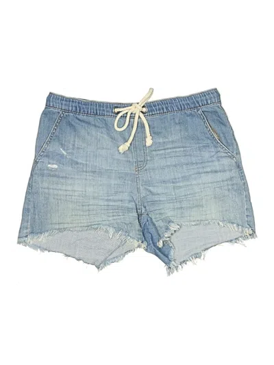 Pre-owned Aerie Denim Shorts In Blue