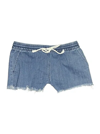 Pre-owned Aerie Denim Shorts In Blue