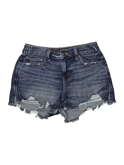 Pre-owned Aerie Denim Shorts In Blue