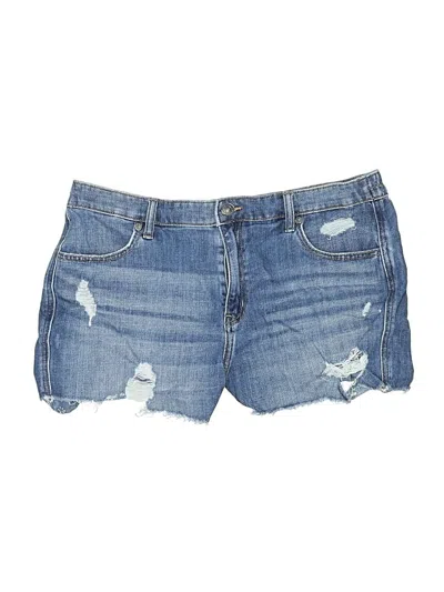 Pre-owned Aerie Denim Shorts In Blue