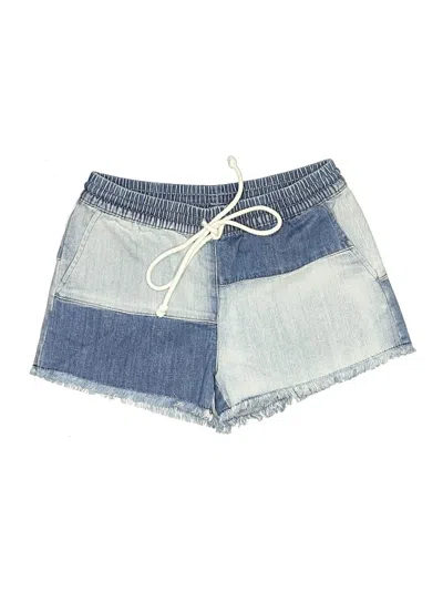 Pre-owned Aerie Denim Shorts In Blue