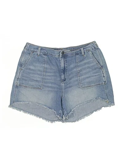 Pre-owned Aerie Denim Shorts In Blue