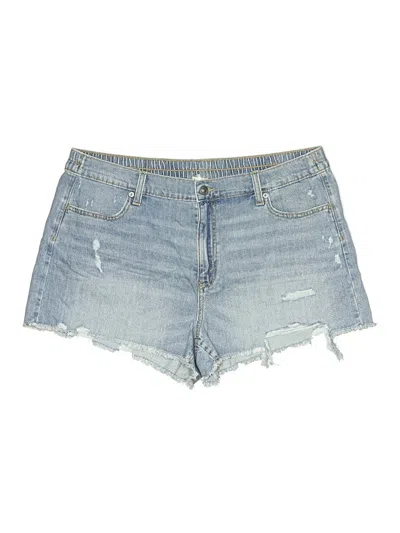 Pre-owned Aerie Denim Shorts In Blue